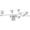 MTS 01.66070 End Silencer
